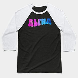 Alpha Hippie Baseball T-Shirt